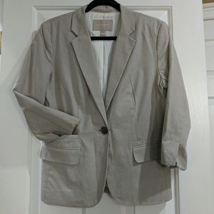 Banana Republic beige blazer
